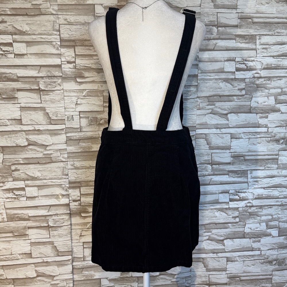 Divided H&M Black Corduroy Overall Dress - Picture 5 of 10
